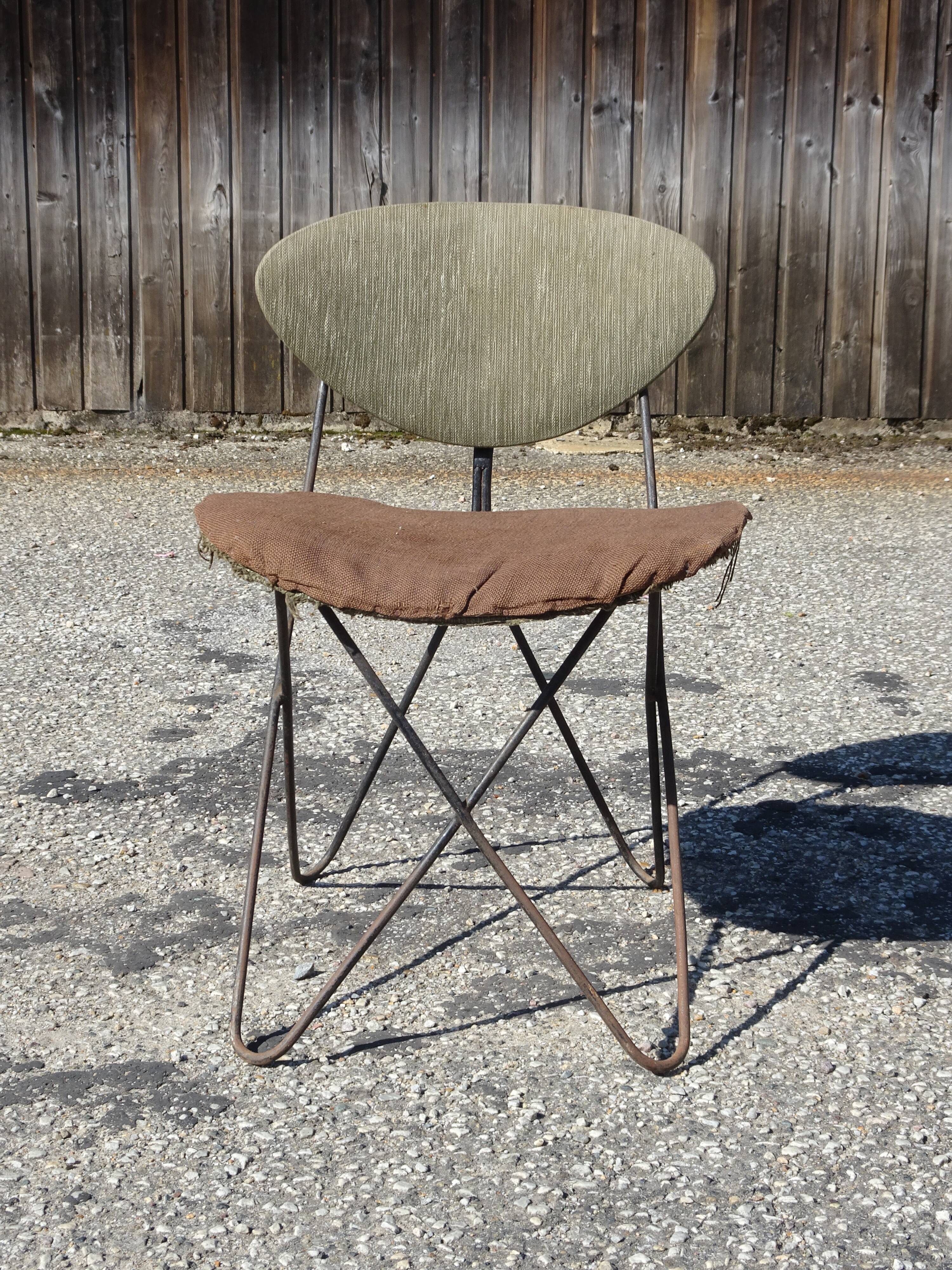 Chair by Raoul Guys, model Anthony, Airborne edition, around 1954.