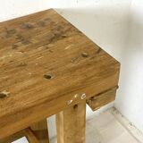Solid wood workbench