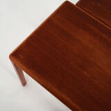 Three teak tables, 70's scandinavian design