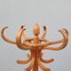 Vintage parrot coat rack