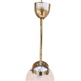 Art Deco Pendant Lamp, Napako, Czechoslovakia, 1940s.