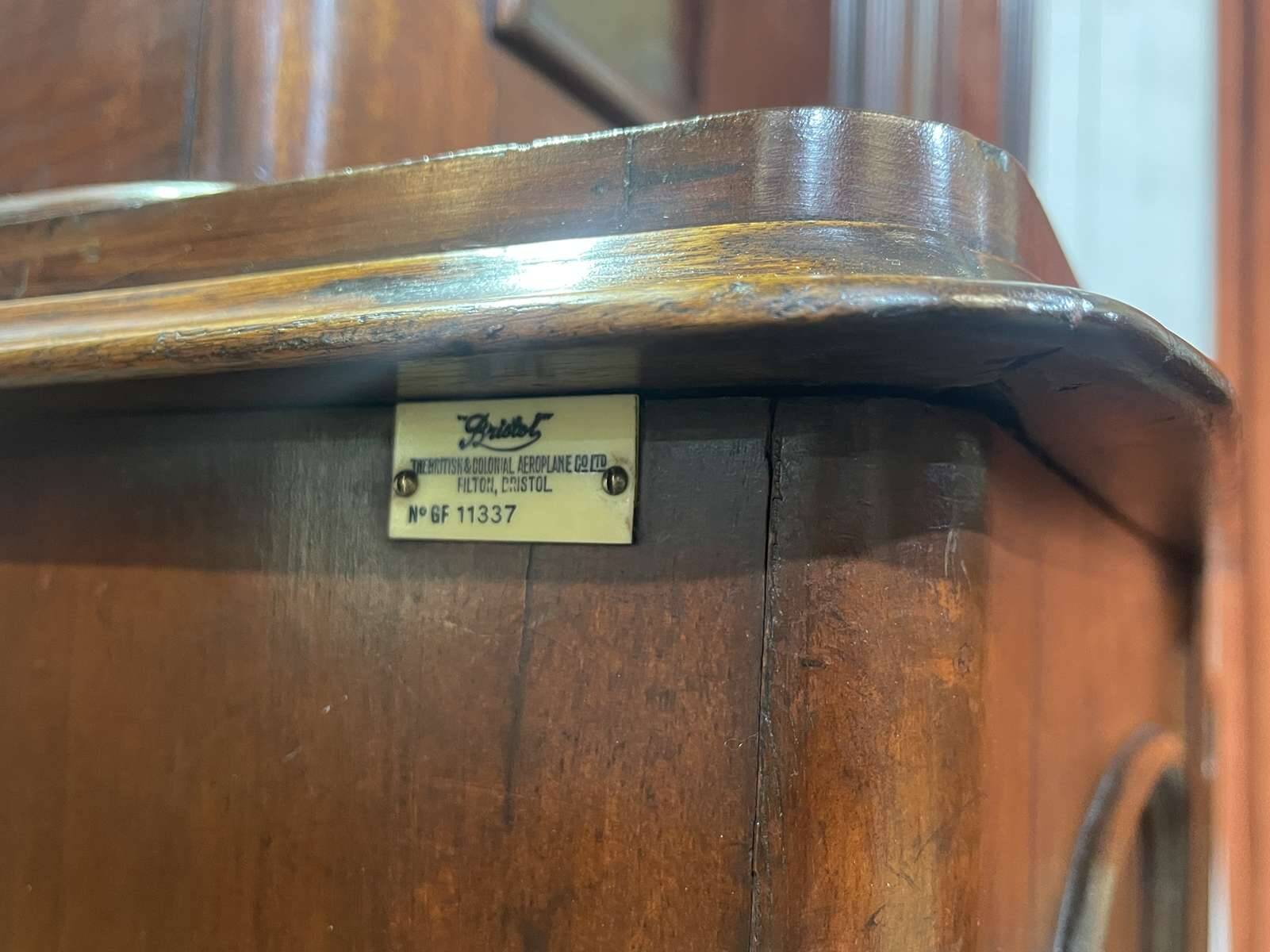 19th century English mahogany two-part bookcase