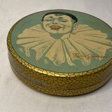 Metal box Pierrot Gourmand signed around 1930