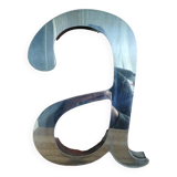 Metal letter a