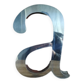 Metal letter a