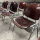 Set of 10 DSC 106 chairs by G. Piretti for Castelli.
