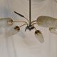 Vintage 50s suspension ceiling five lights