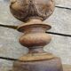 Wooden column, statuary door, antique