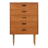 Midcentury Chest Of Drawers In Teak. Vintage Modern / Scandinavian / Retro / Danish Style