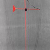 1980s Halogen Red Floor Lamp, Italy