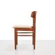 Ensemble de quatre chaises design scandinave danois