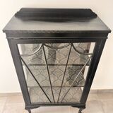 Showcase with a cabinet of curiosities effect