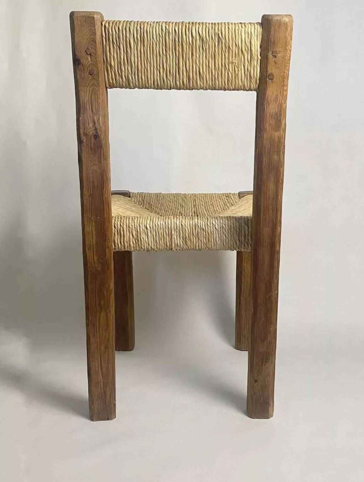 chaise rustique