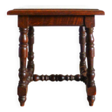 Tabouret, tabouret en bois chène massif, porte-plantes tabouret.