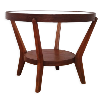 Table basse, design. K. Kozelka & A. Kropacek, Interier Praha, Tchécoslovaquie, années 30