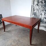 Large art deco mahogany table with extensions 260cm