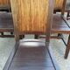 6 chaises  paillon et bois