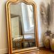 Old mirror louis Philippe golden gold leaf fireplace