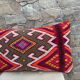 Housse de coussin marocaine vintage berbère en laine