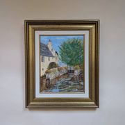 Oil painting – Village scene