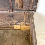 18th century solid oak chest