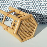 Rattan plant holder