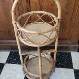 Portable rattan bar 1960s