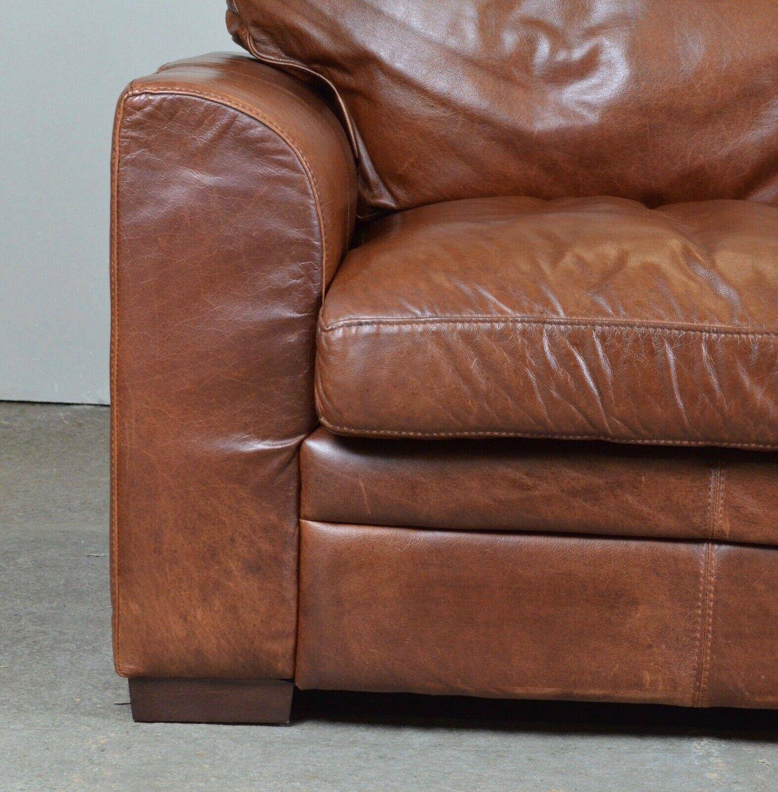 Viva de Luxe 3-seater leather sofa