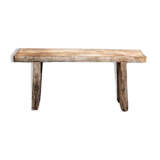 Banc Ancien Bois Brut Vintage Atelier