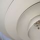 White pendant light, Scandinavian, space age, Poulsen style, 1990.
