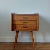 Compass feet bedside table