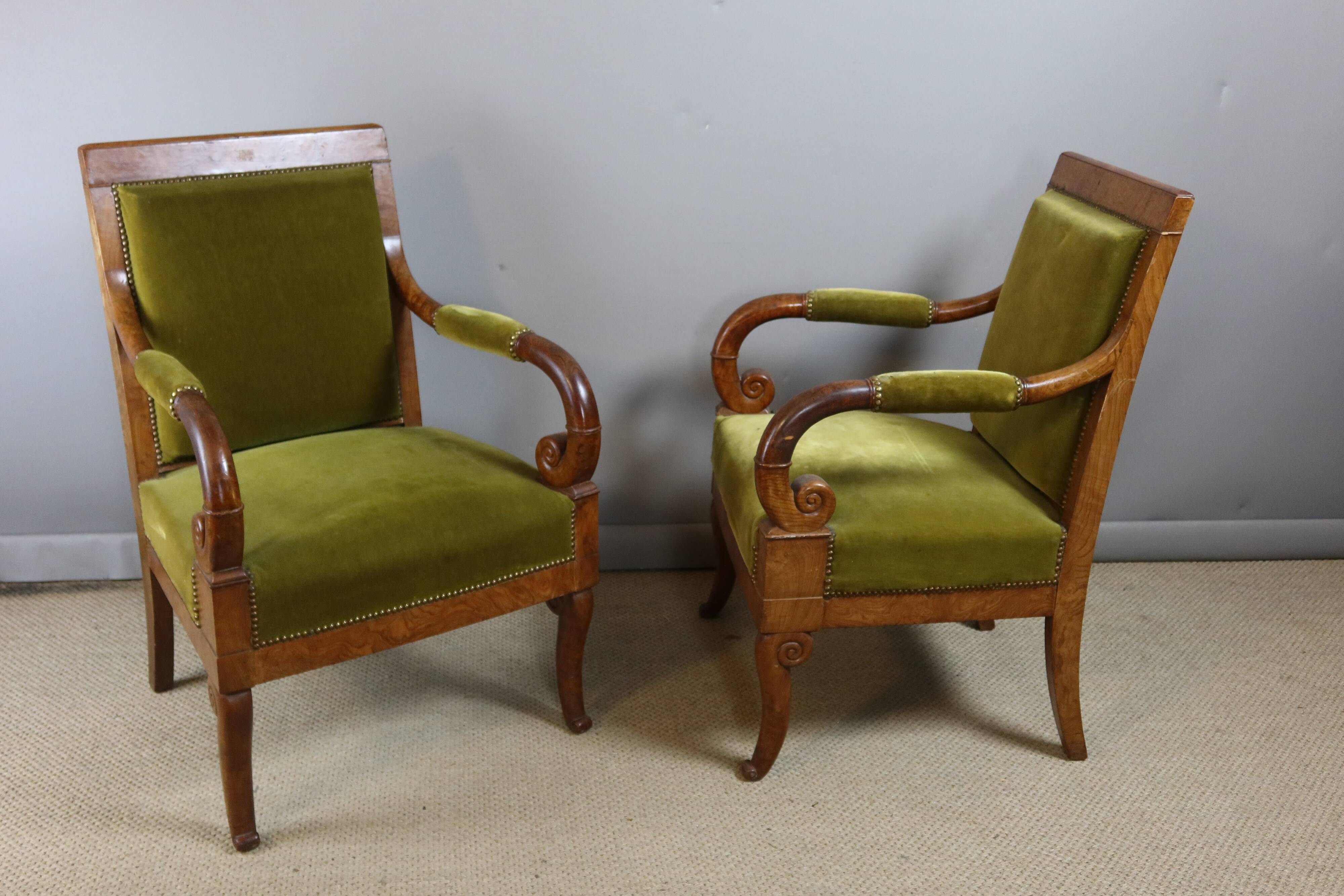 Restoration armchairs with crosses