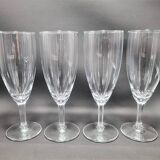 Set of 4 champagne flutes