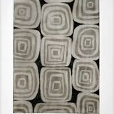 Abstract charcoal drawing 1 black and white