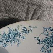 Standing dish 1900 Iron Earth service Anemone