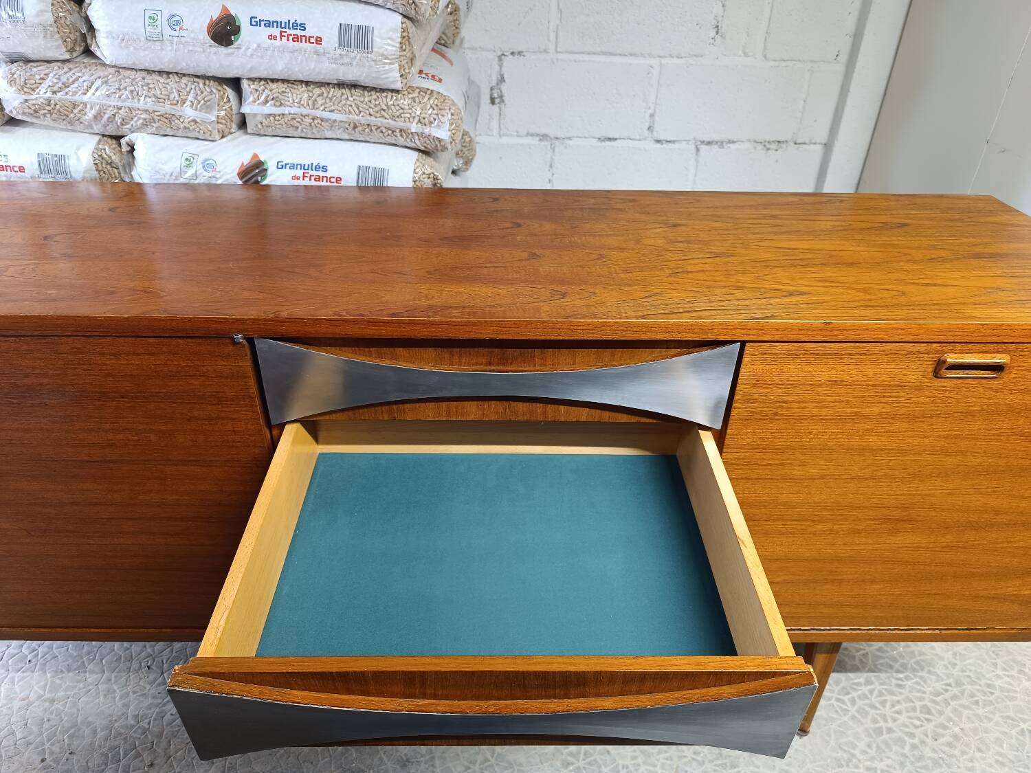 Vintage Scandinavian teak sideboard