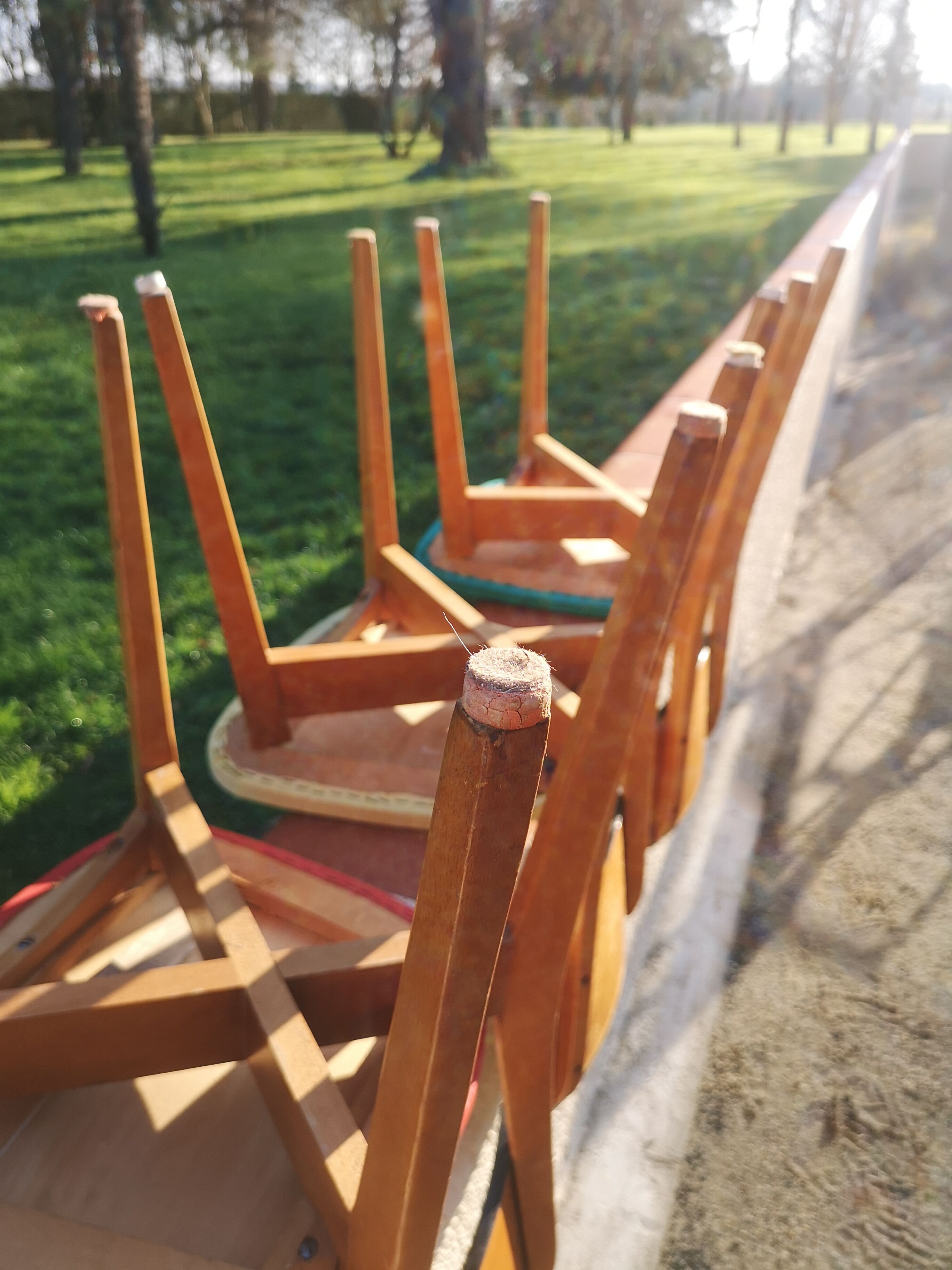 Lot de trois chaises vintages années 1950