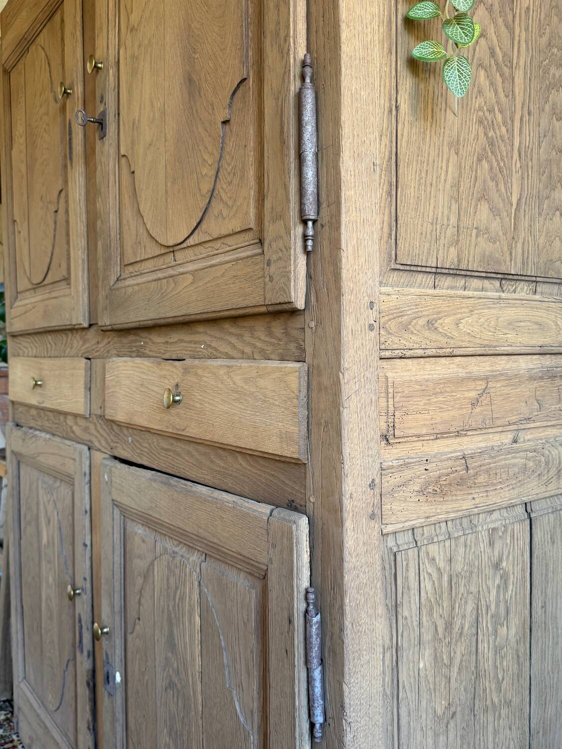 The rustic oak dresser