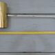 Lampe applique tuyau rotule vintage 1950 laiton