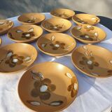 Set 12 hollow plates D20.5 Nadège 1970 Sarreguemines