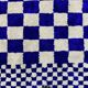 Traditional handmade blue white Berber rug 250cmx150cm