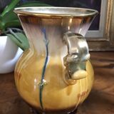 Numbered porcelain and enamel vase