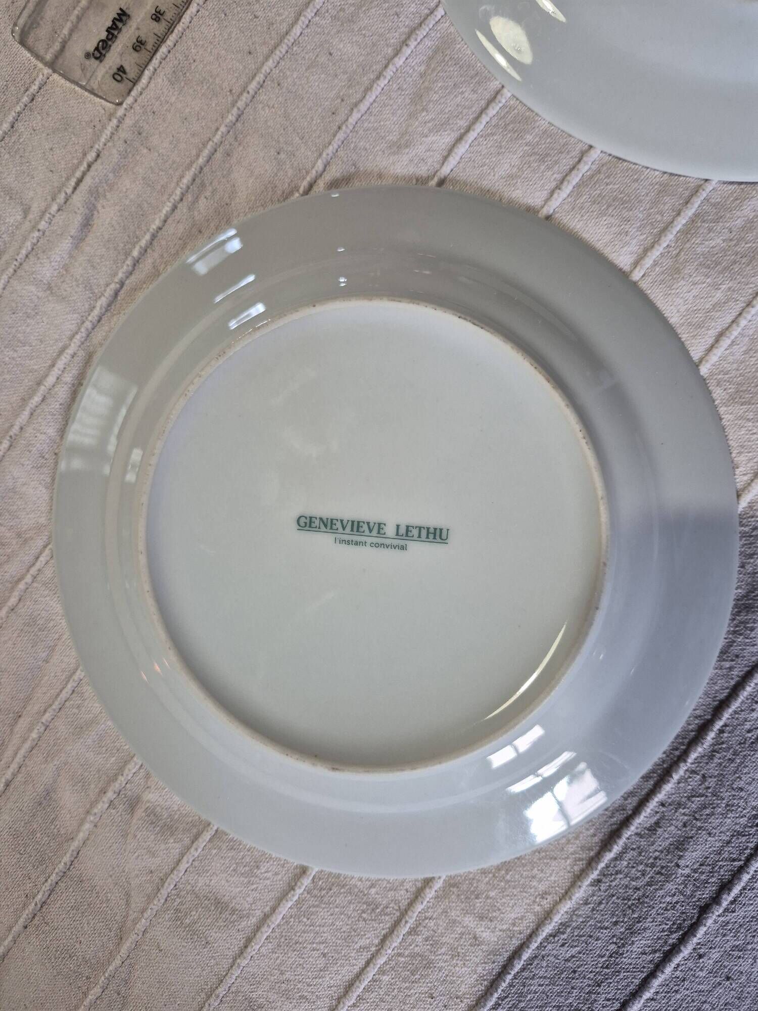 Lots plate Geneviève Lethu