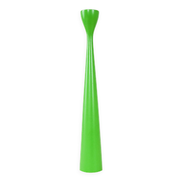Green candlestick, Danish design, 1970s, made in Denmark
