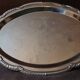 Oval metal plate