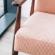 Vintage salmon red armchair modern design by H. Lis