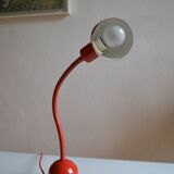 Lampe de bureau vintage France rouge Postmoderniste années 80 1980