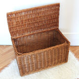 Vintage wicker box