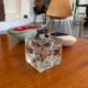 Vintage 70s glass table lighter
