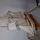 Wooden boat model Belle Poule